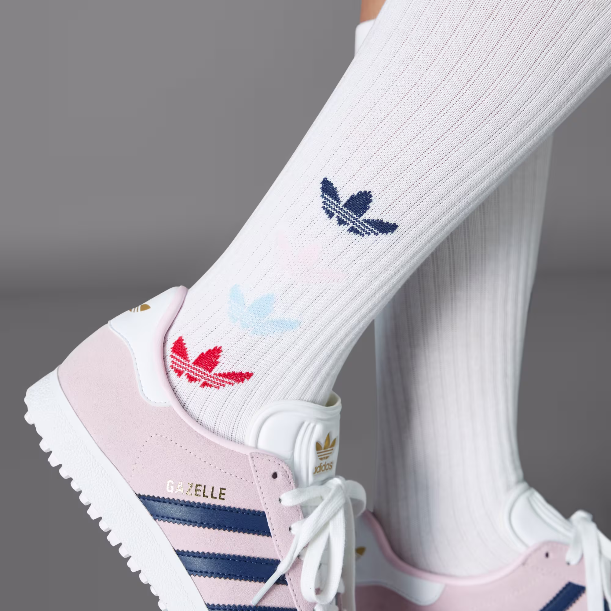 Tất Adidas Golf Originals Trefoil Knee-High (1 đôi) - Ảnh 6